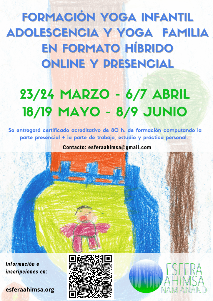 Formación Yoga Infantil, Adolescencia y Yoga en Familia 2024